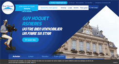 Desktop Screenshot of guyhoquet-immobilier-asnieres.com